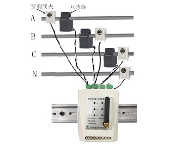 測溫測漏電流型電力能效監(jiān)測終端（GPRS）